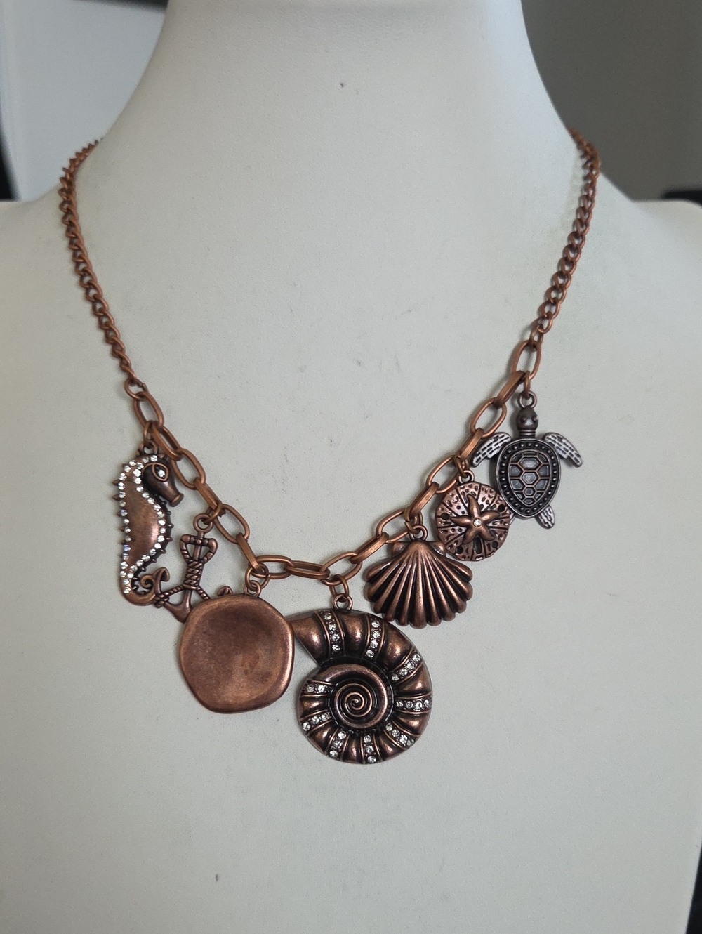 Paparazzi Coastal Composure Copper Necklace NWT